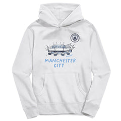 Manchester City Vive La Fete Toddler Stadium Style Hoodie Discount - White