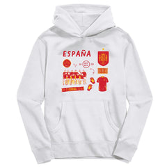 Spain National Team Vive La Fete Toddler Impressions Icons Hoodie for sale - White