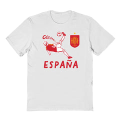 Spain National Team Vive La Fete Youth Chilena Style T-Shirt - White online