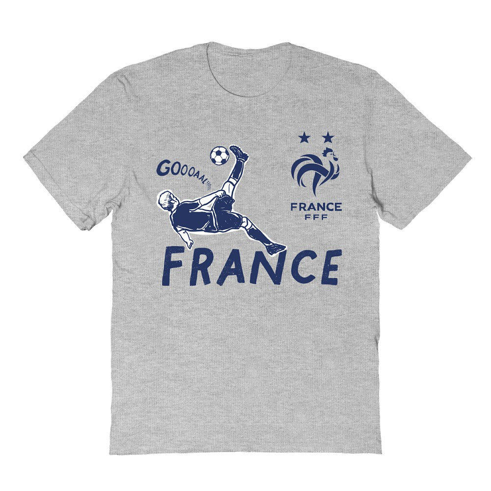 France National Team Vive La Fete Youth Chilena Style T-Shirt - Gray sale