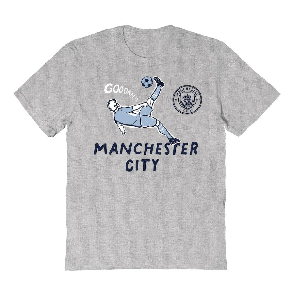 Manchester City Vive La Fete Youth Chilena Style T-Shirt - Gray shop