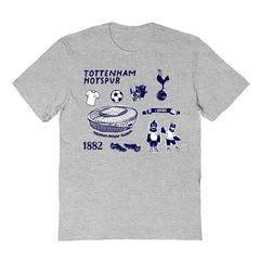 Tottenham Hotspur Vive La Fete Youth Impressions Icons T-Shirt - Gray shop