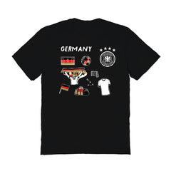Germany National Team Vive La Fete Toddler Impressions Icons T-Shirt for sale - Black