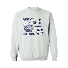Tottenham Hotspur Vive La Fete Women's Impressions Icons Sweatshirt - White cheap