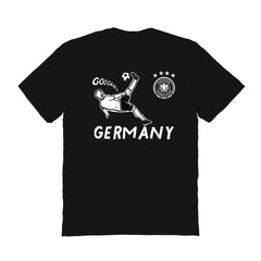 Germany National Team Vive La Fete Women's Chilena Style T-Shirt - Black sale