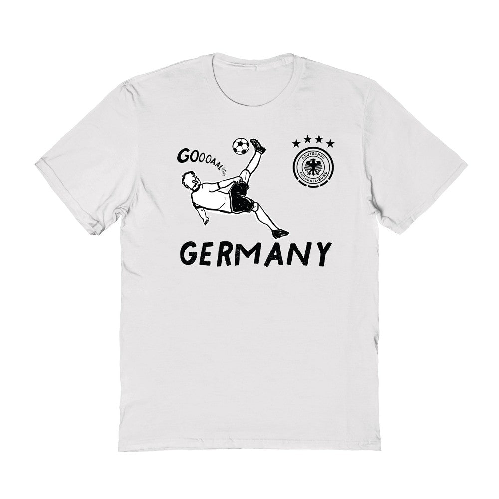 Germany National Team Vive La Fete Women's Chilena Style T-Shirt - White shop