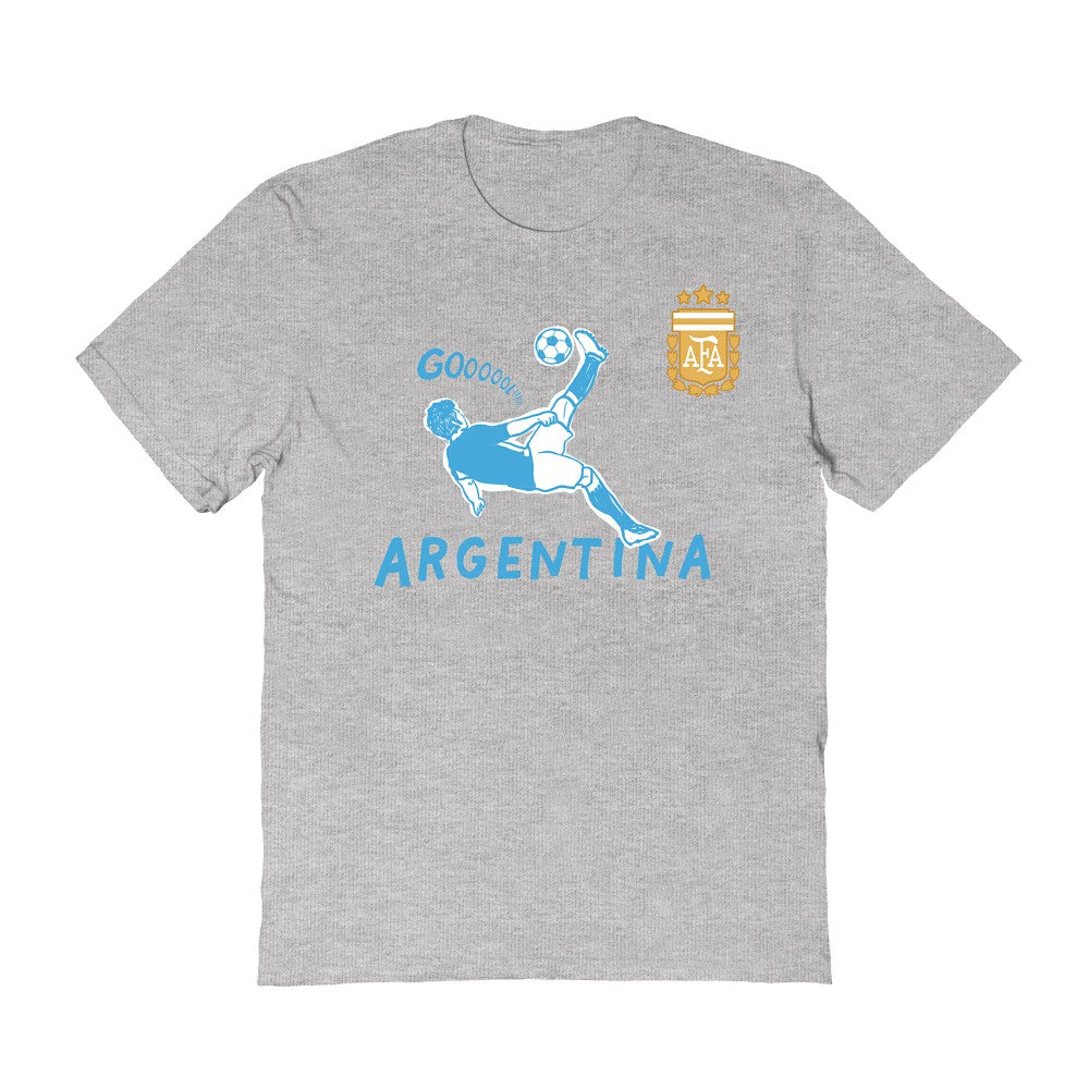 Argentina National Team Vive La Fete Women's Chilena Style T-Shirt - Gray online