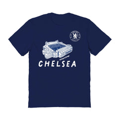 Chelsea Vive La Fete Women's Stadium Style T-Shirt - Navy online