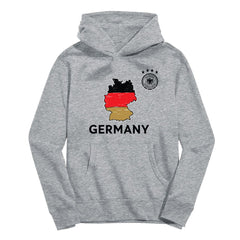 Germany National Team Vive La Fete Toddler Map Style Hoodie for sale - Gray