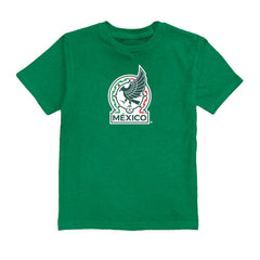 Santiago Gimenez Mexico National Team Vive La Fete Youth Player Name & Number Color Badge T-Shirt - Green on sale
