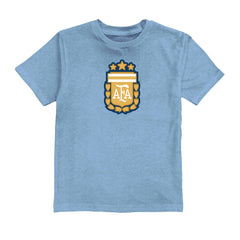 Lautaro Martinez Argentina National Team Vive La Fete Youth Player Name & Number Color Badge T-Shirt - Light Blue outlet