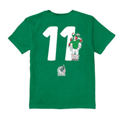 Santiago Gimenez Mexico National Team Vive La Fete Toddler Player Name & Number Stadium Style T-Shirt for sale - Green