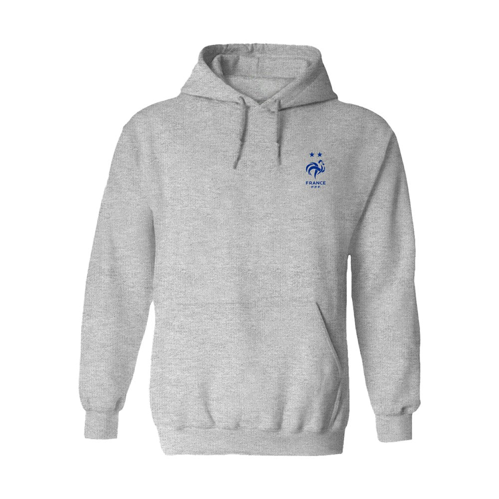 France National Team Vive La Fete Women's Color Badge Fleece Hoodie - Gray discount