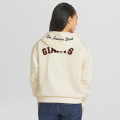San Francisco Giants WEAR by Erin Andrews Women's Full-Zip Hoodie Cream