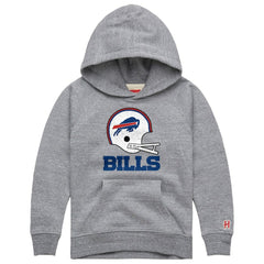 Buffalo Bills Homage Youth Big Helmet Tri-Blend Hoodie - Gray discount