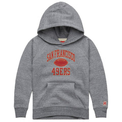 San Francisco 49ers Homage Youth Gridiron Tri-Blend Hoodie - Gray online