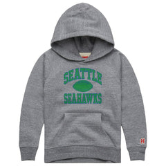 Seattle Seahawks Homage Youth Gridiron Tri-Blend Hoodie - Gray sale