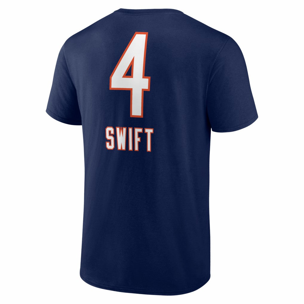 D'Andre Swift Chicago Bears Team Wordmark T-Shirt - Navy on sale