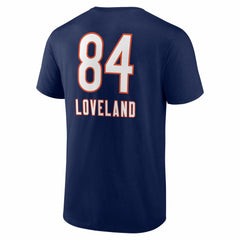 Colston Loveland Chicago Bears Team Wordmark T-Shirt - Navy online