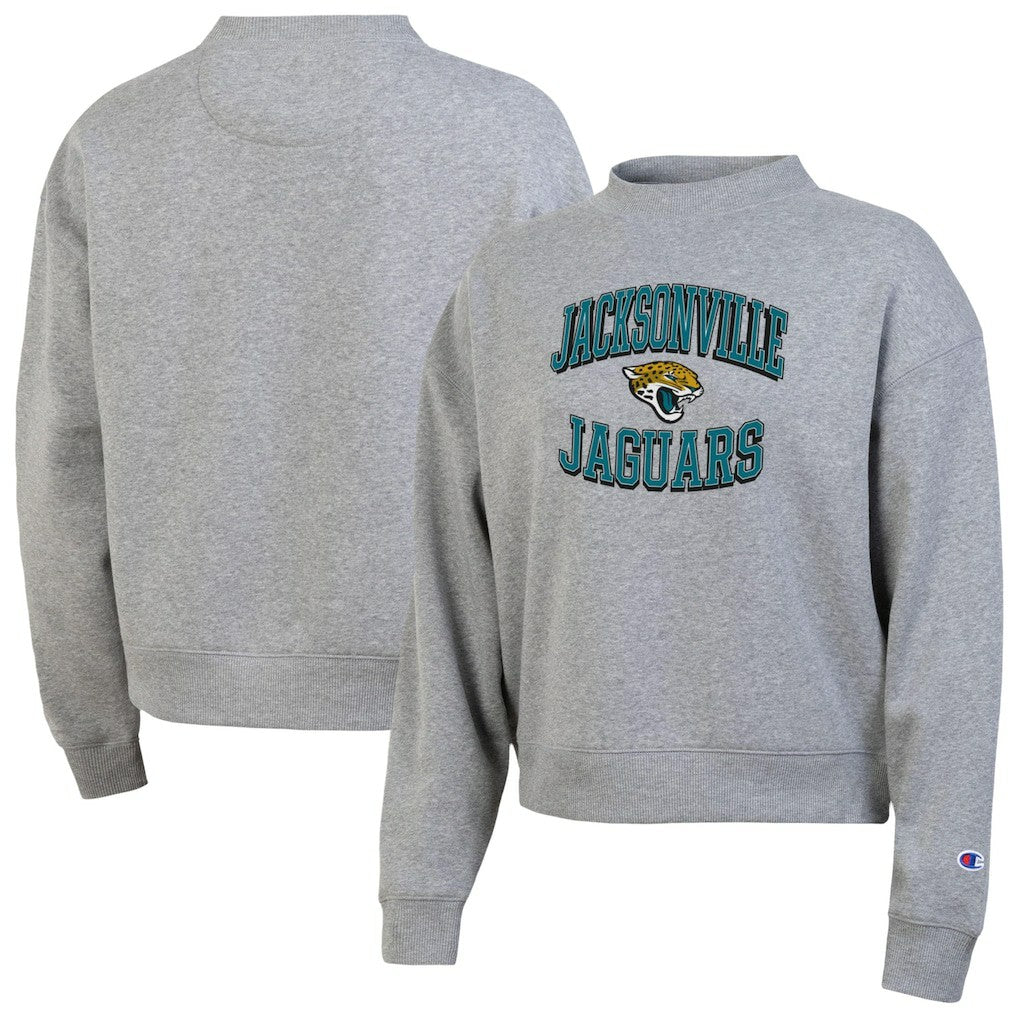 Jacksonville Jaguars Champion Women's Triumph Tri-Blend Sweatshirt - Gray on sale