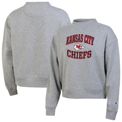 Kansas City Chiefs Champion Women's Triumph Tri-Blend Sweatshirt - Gray cheap