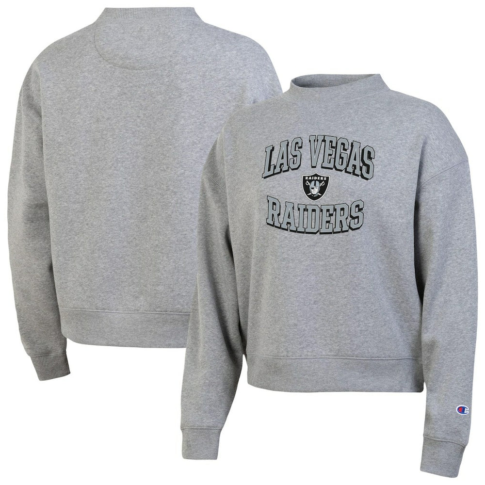 Las Vegas Raiders Champion Women's Triumph Tri-Blend Sweatshirt - Gray cheap