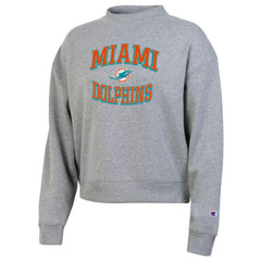 Miami Dolphins Champion Women's Triumph Tri-Blend Sweatshirt - Gray outlet