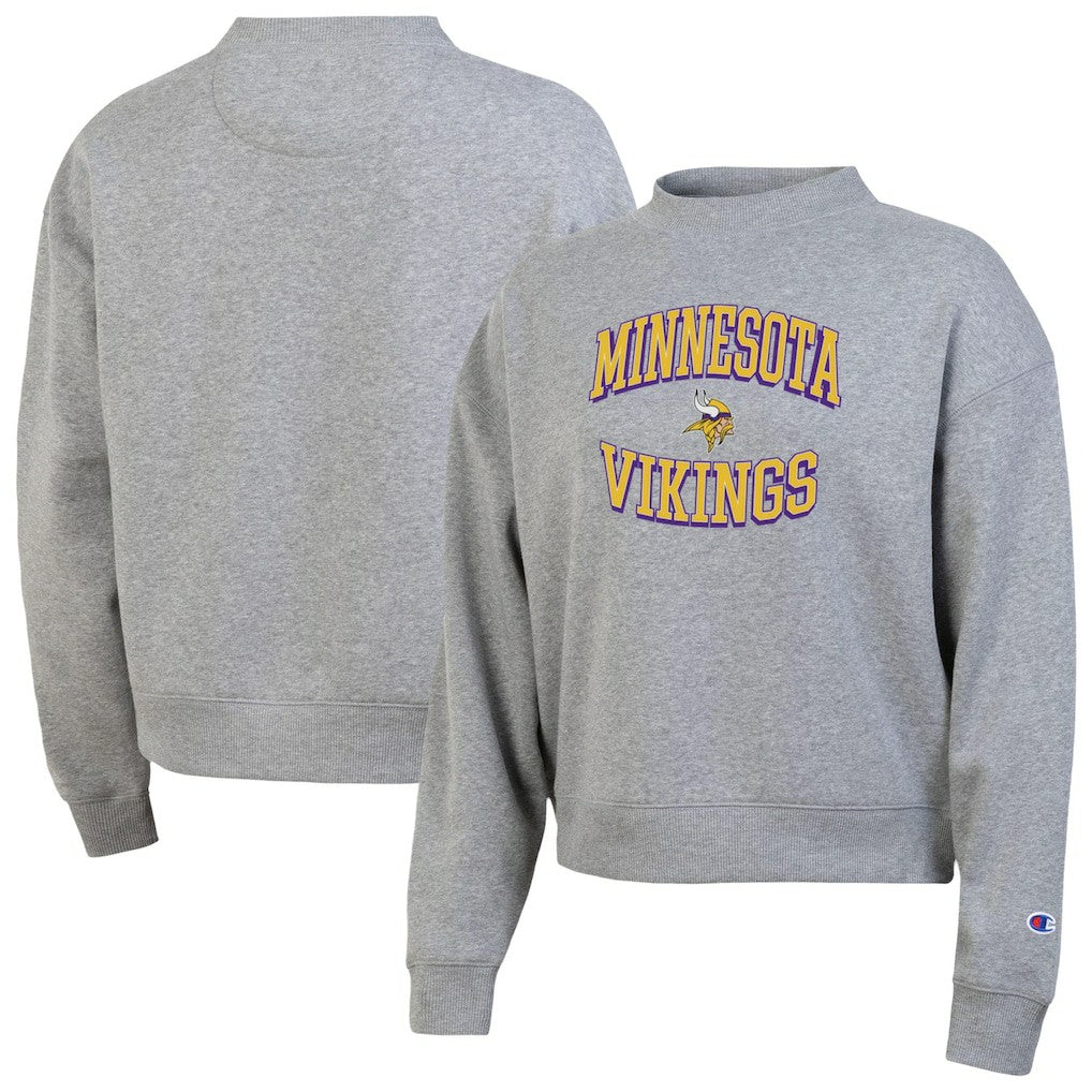 Minnesota Vikings Champion Women's Triumph Tri-Blend Sweatshirt - Gray on sale