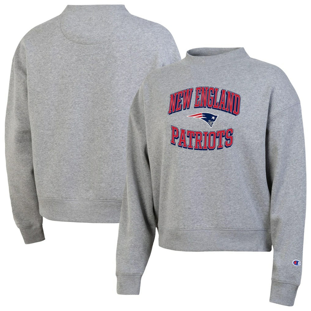 New England Patriots Champion Women's Triumph Tri-Blend Sweatshirt - Gray outlet