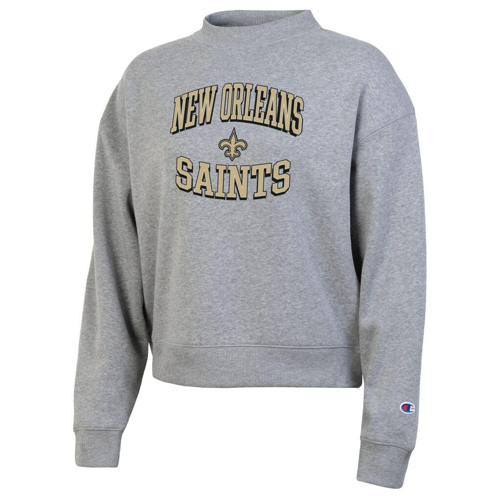 New Orleans Saints Champion Women's Triumph Tri-Blend Sweatshirt - Gray discount