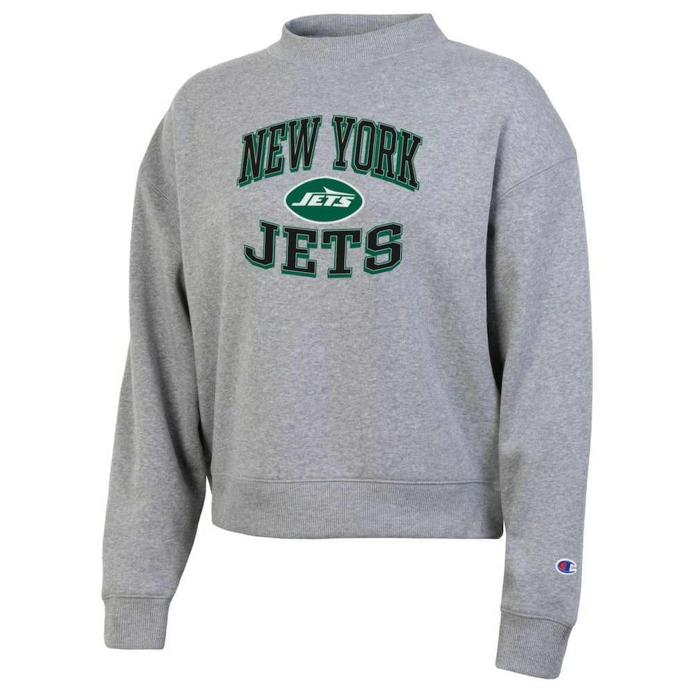 New York Jets Champion Women's Triumph Tri-Blend Sweatshirt - Gray discount
