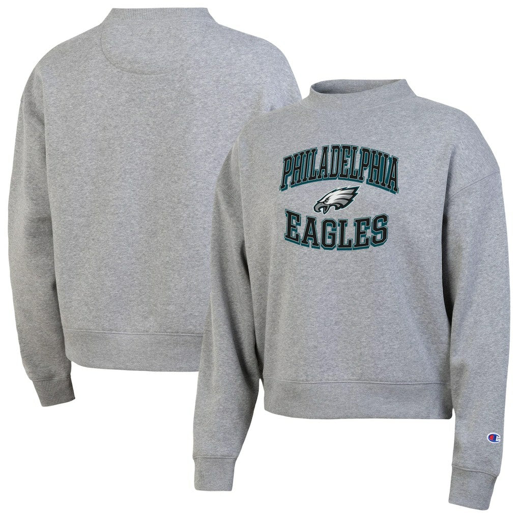 Philadelphia Eagles Champion Women's Triumph Tri-Blend Sweatshirt - Gray on sale