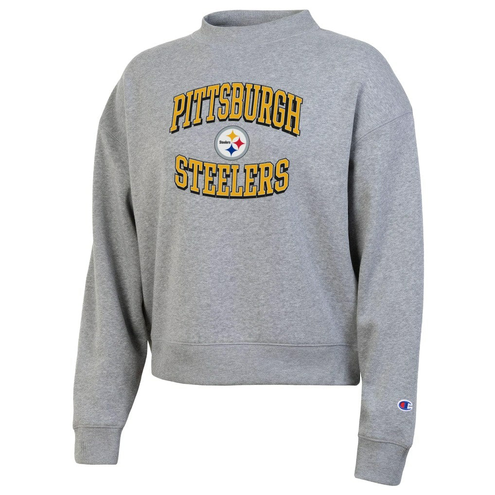 Pittsburgh Steelers Champion Women's Triumph Tri-Blend Sweatshirt - Gray outlet