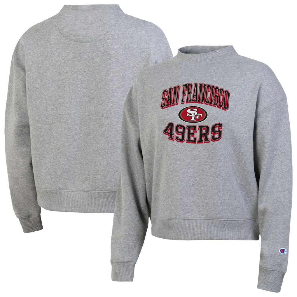 San Francisco 49ers Champion Women's Triumph Tri-Blend Sweatshirt - Gray cheap