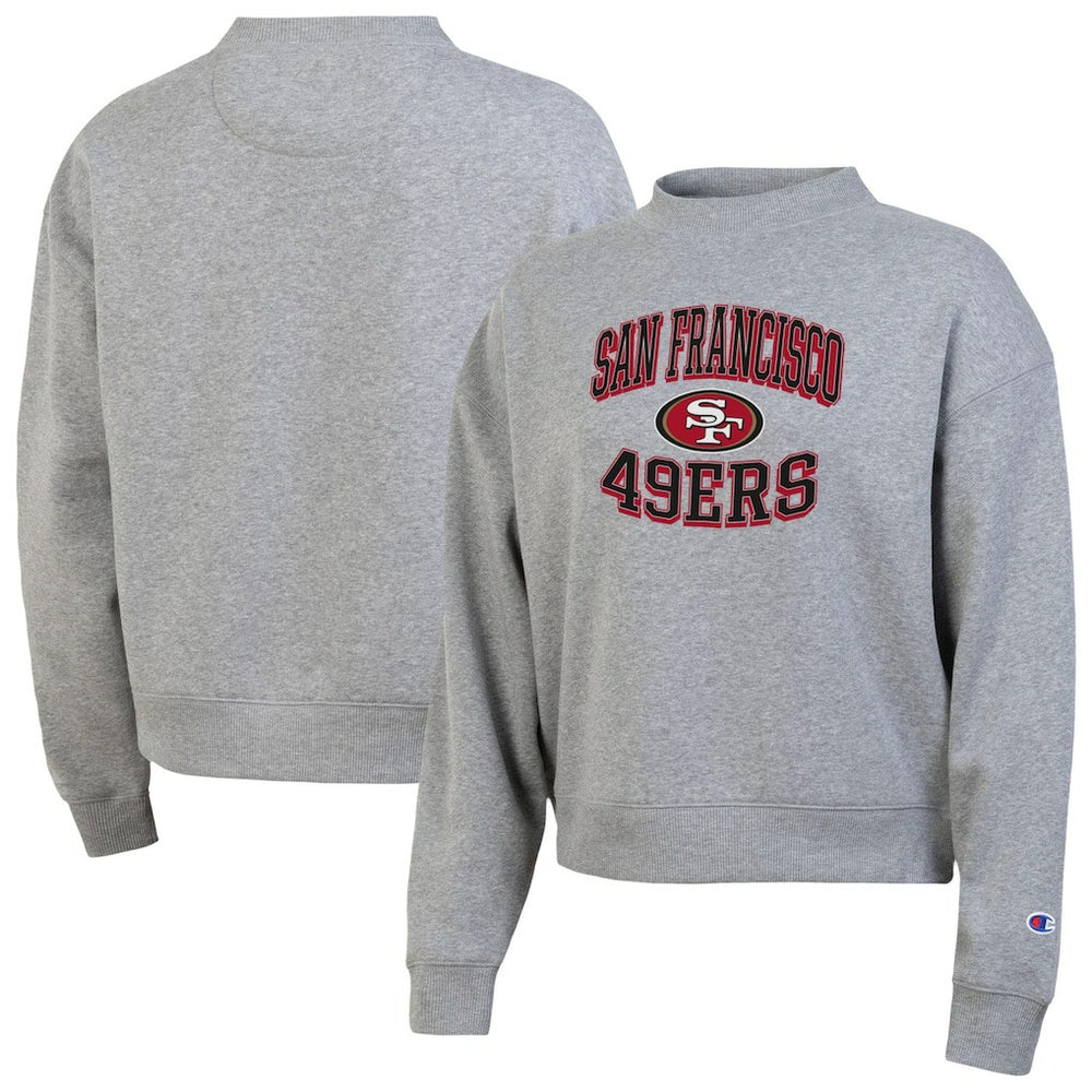 San Francisco 49ers Champion Women's Triumph Tri-Blend Sweatshirt - Gray cheap