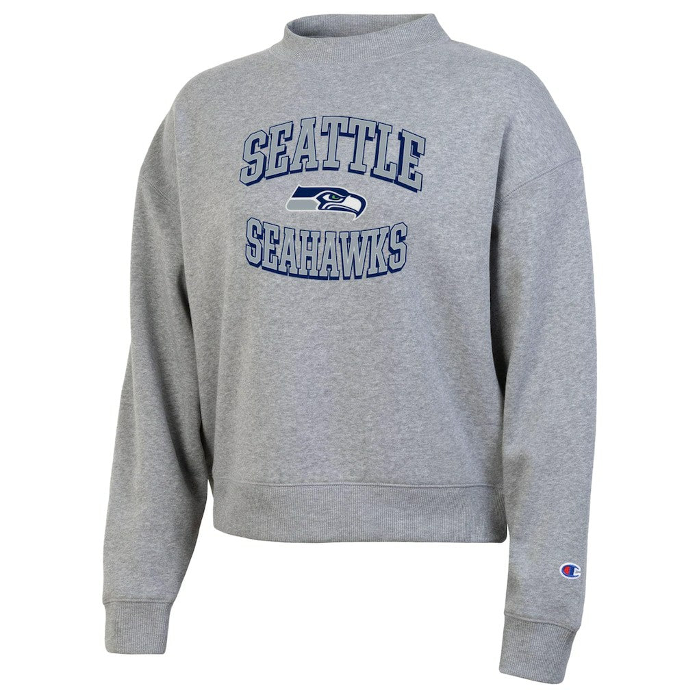 Seattle Seahawks Champion Women's Triumph Tri-Blend Sweatshirt - Gray for sale