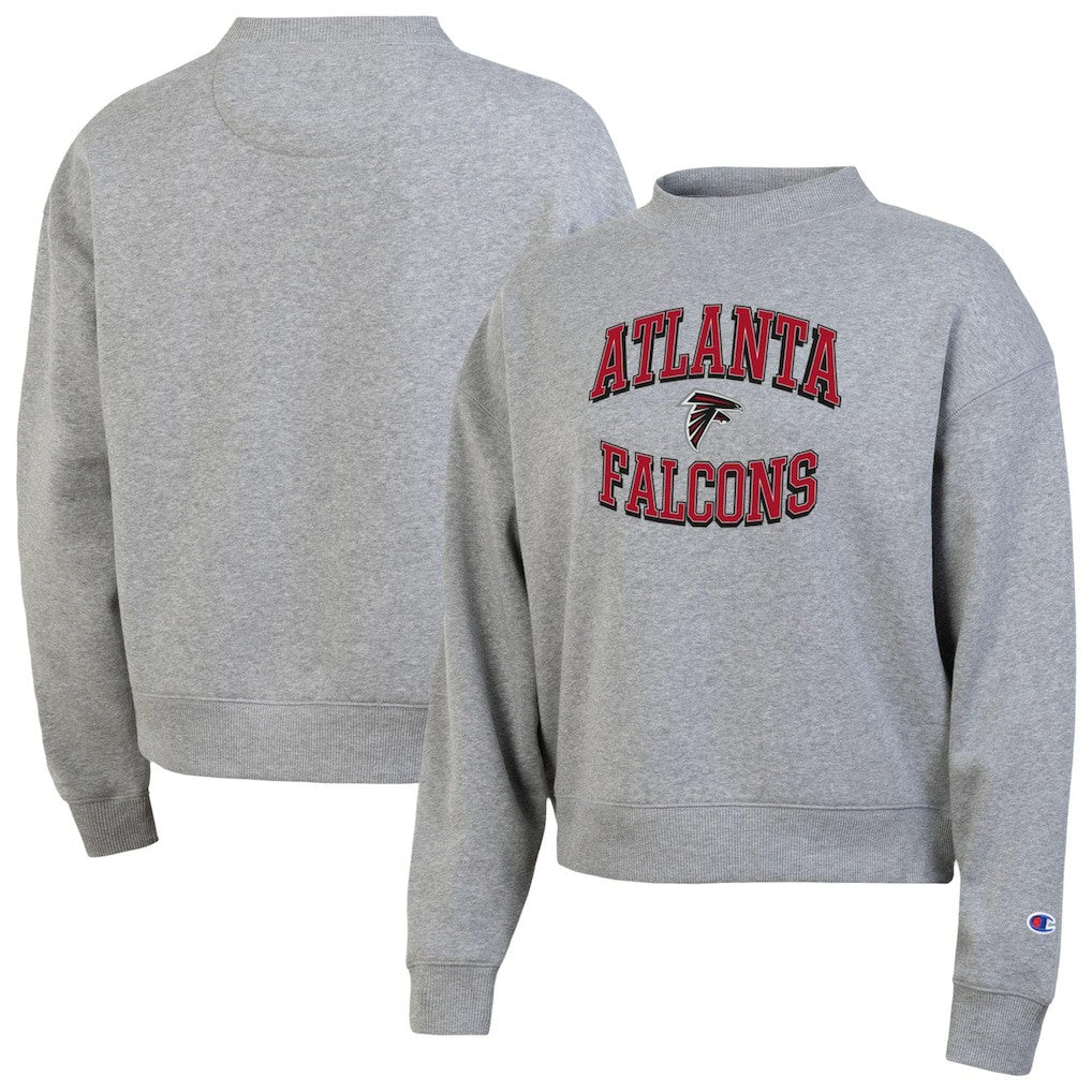 Atlanta Falcons Champion Women's Triumph Tri-Blend Sweatshirt - Gray for sale
