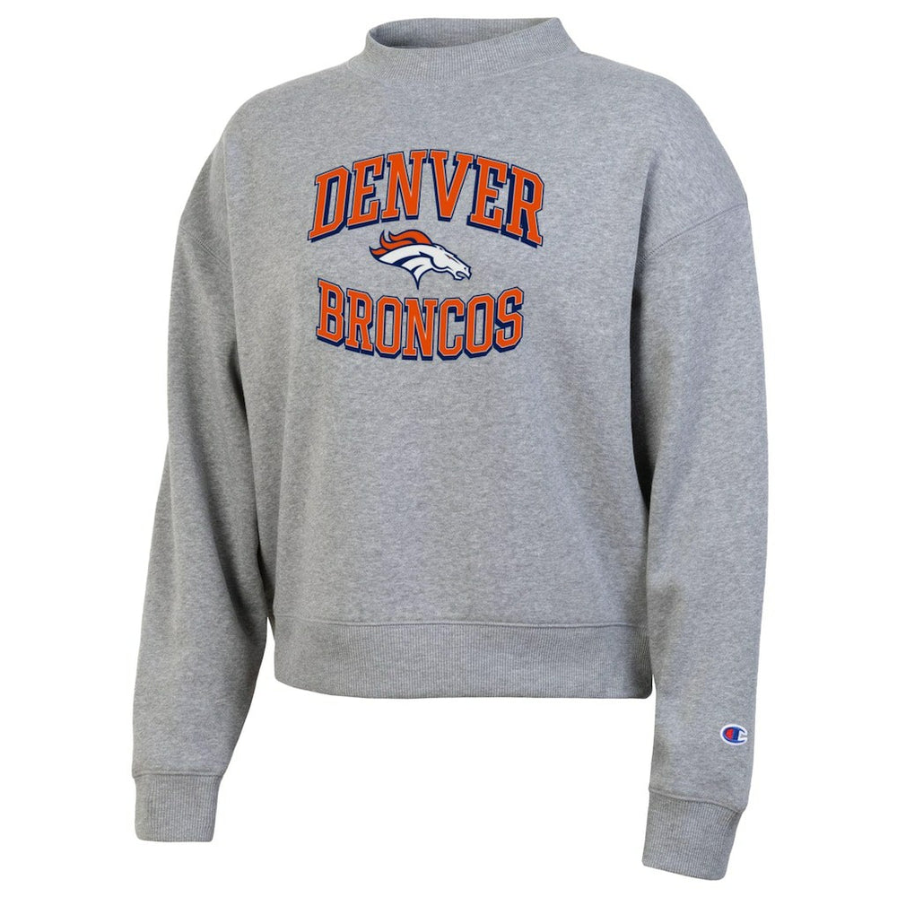 Denver Broncos Champion Women's Triumph Tri-Blend Sweatshirt - Gray outlet