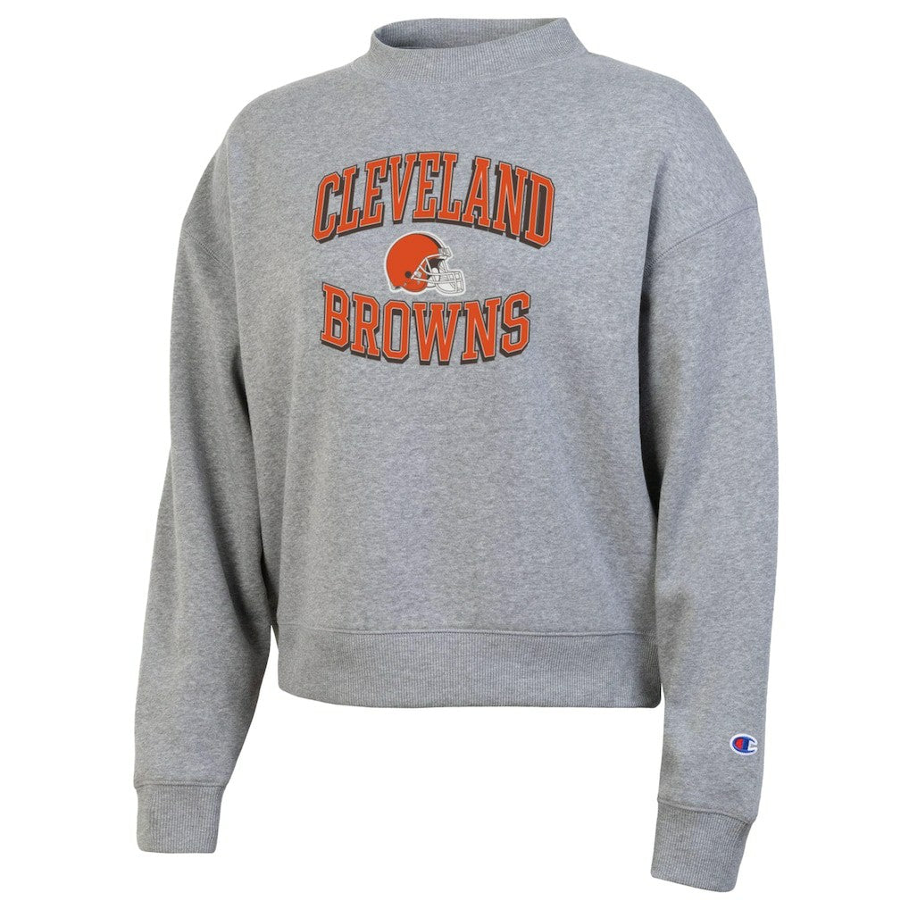 Cleveland Browns Champion Women's Triumph Tri-Blend Sweatshirt - Gray for sale