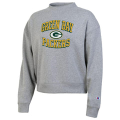Green Bay Packers Champion Women's Triumph Tri-Blend Sweatshirt - Gray for sale