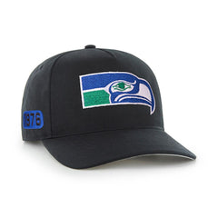Seattle Seahawks '47 Blackout Date Hitch Adjustable Hat - Black cheap