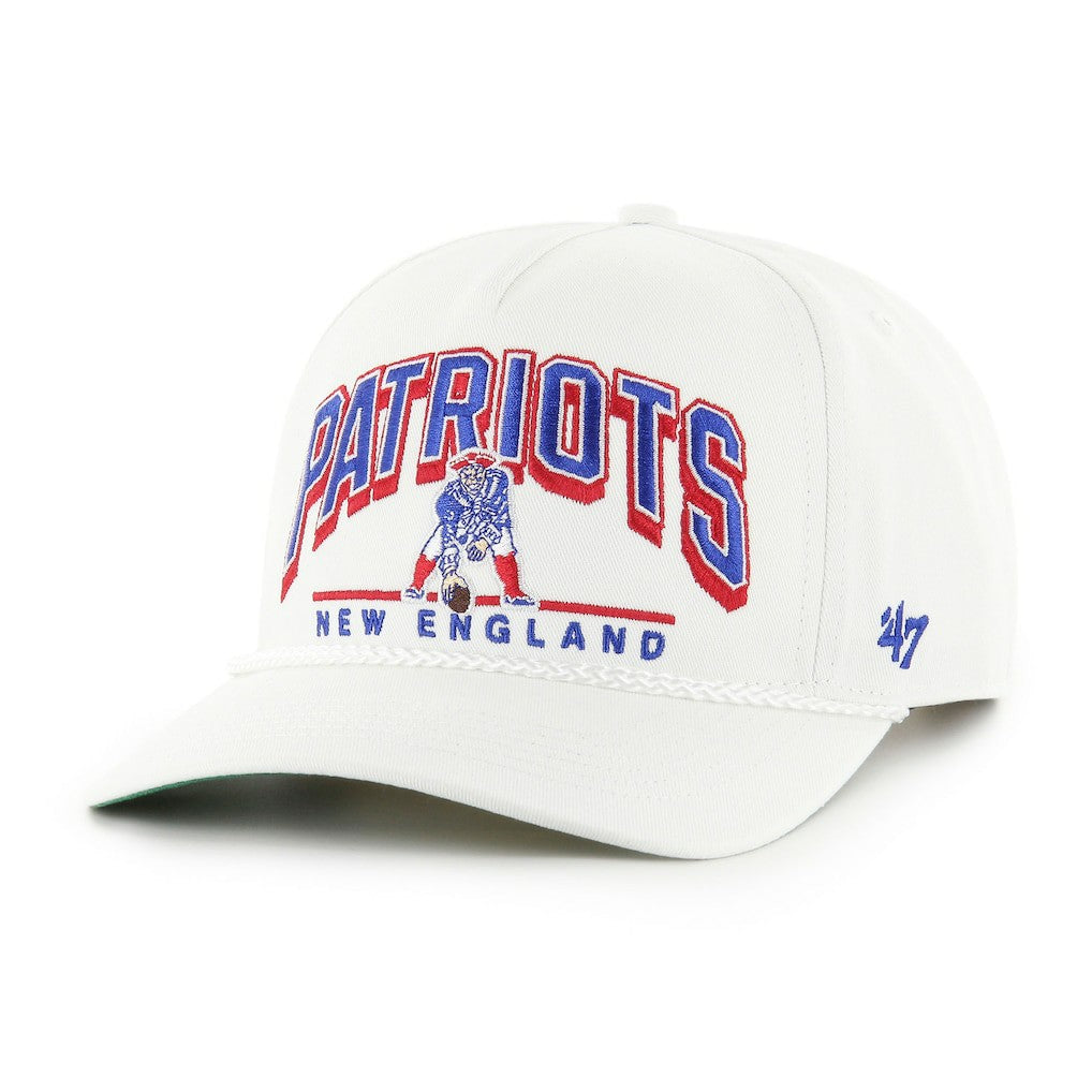 New England Patriots '47 Coltrane Throwback Rope Hitch Adjustable Hat - White for sale