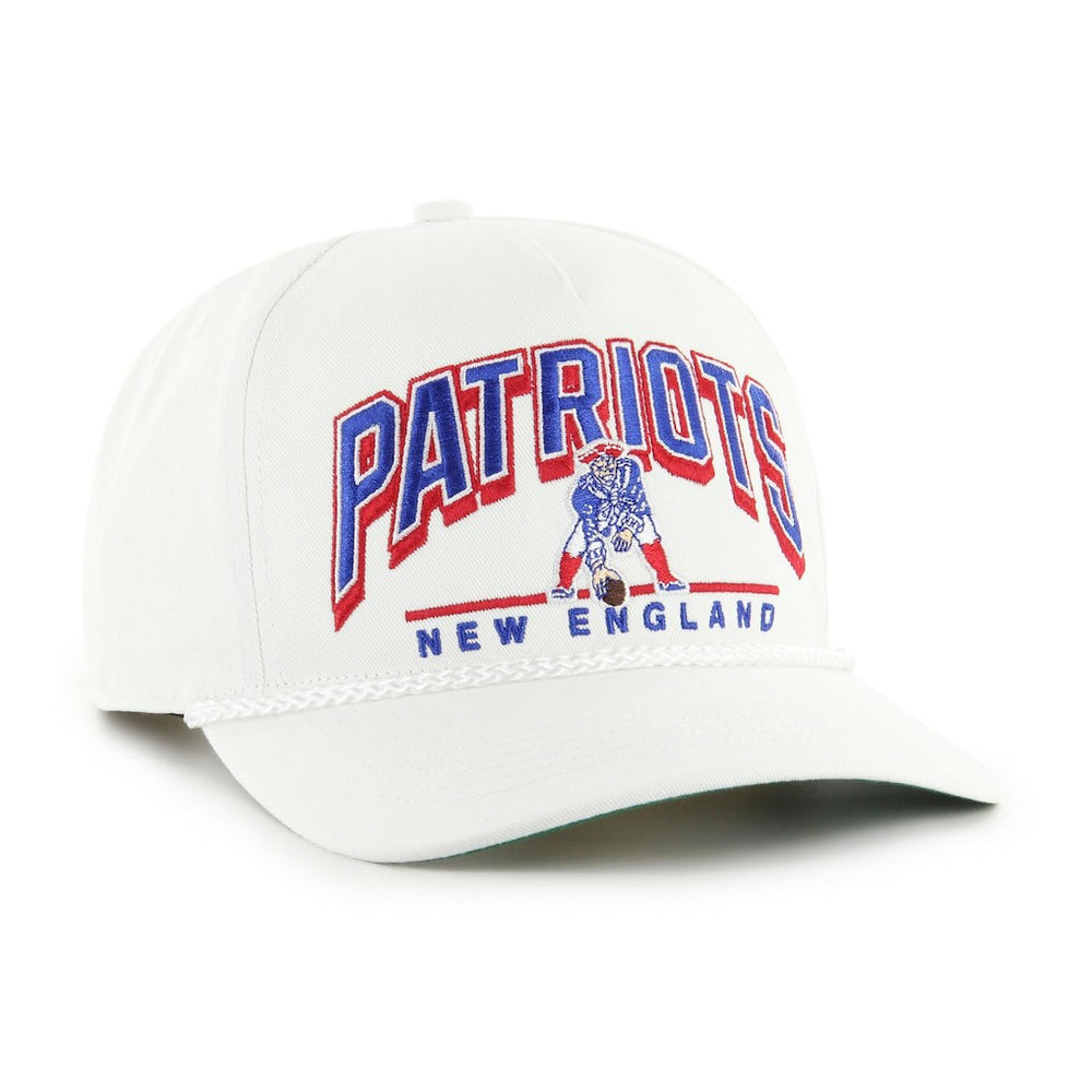 New England Patriots '47 Coltrane Throwback Rope Hitch Adjustable Hat - White for sale