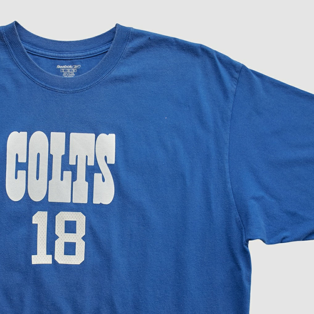 Indianapolis Colts Reebok 2010s T-shirt - Blue Vintage discount