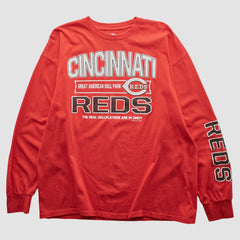 Cincinnati Reds Genuine Merchandise 2000s Long Sleeve T-shirt Red Vintage