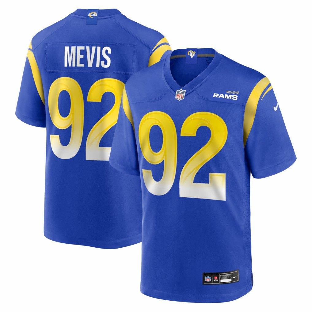Harrison Mevis Los Angeles Rams Team Game Jersey - Royal sale