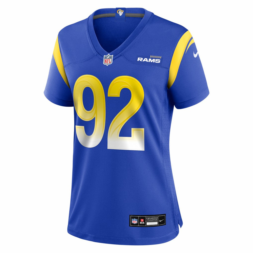 Harrison Mevis Los Angeles Rams Women's Team Game Jersey - Royal discount