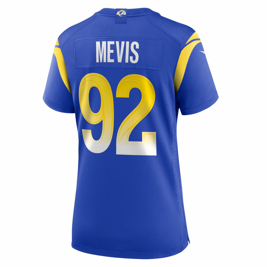 Harrison Mevis Los Angeles Rams Women's Team Game Jersey - Royal discount