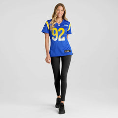 Harrison Mevis Los Angeles Rams Women's Team Game Jersey - Royal discount
