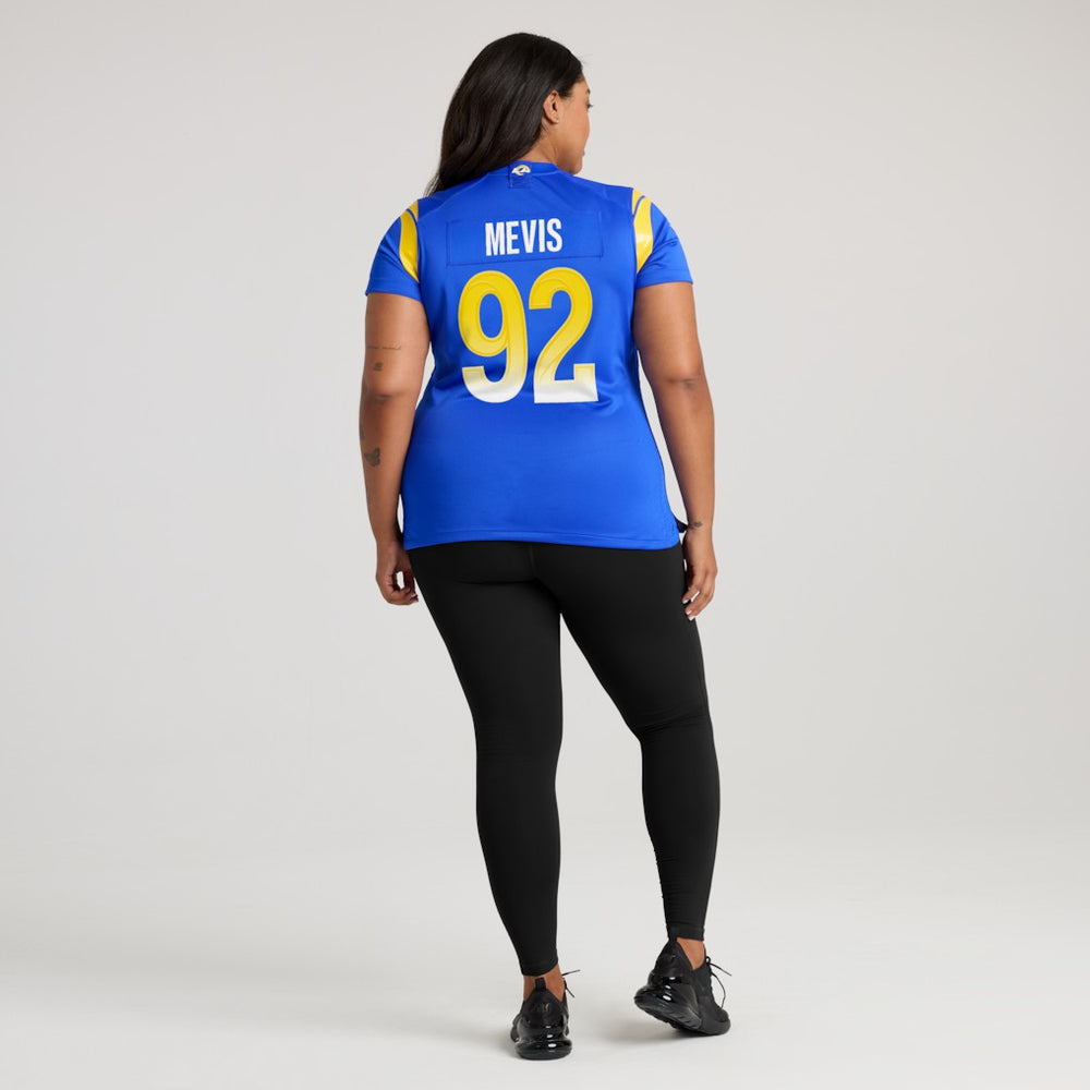 Harrison Mevis Los Angeles Rams Women's Team Game Jersey - Royal discount